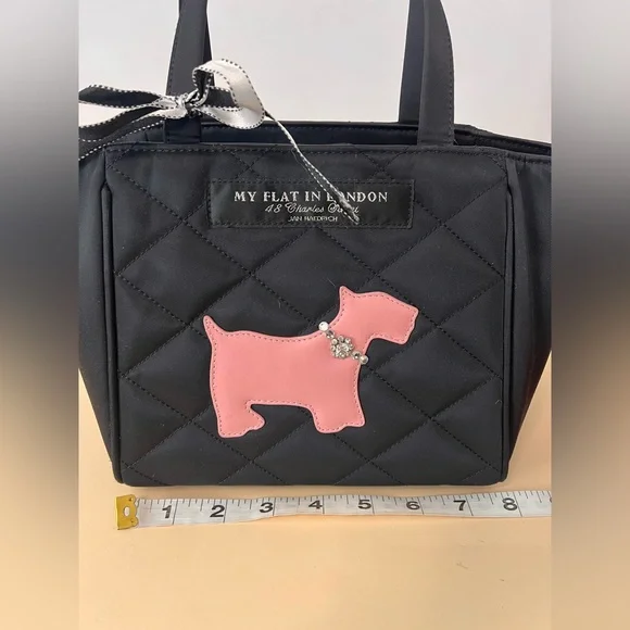 My Flat in London vintage quilted tote - Picture 11 of 12